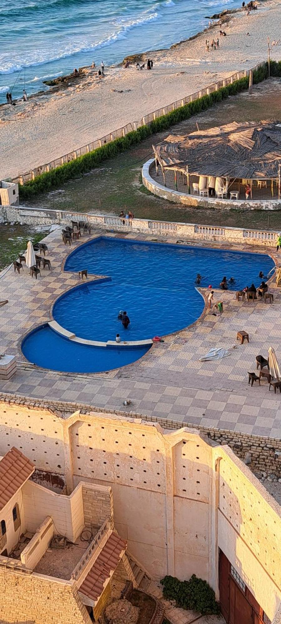 Panorama Apartment With A Charming Sea View Near Alexandria And Burg Elarab Intl Airport With Free Wifi شقة باطلالة ساحرة على البحر اول الساحل الشمالي Kültér fotó