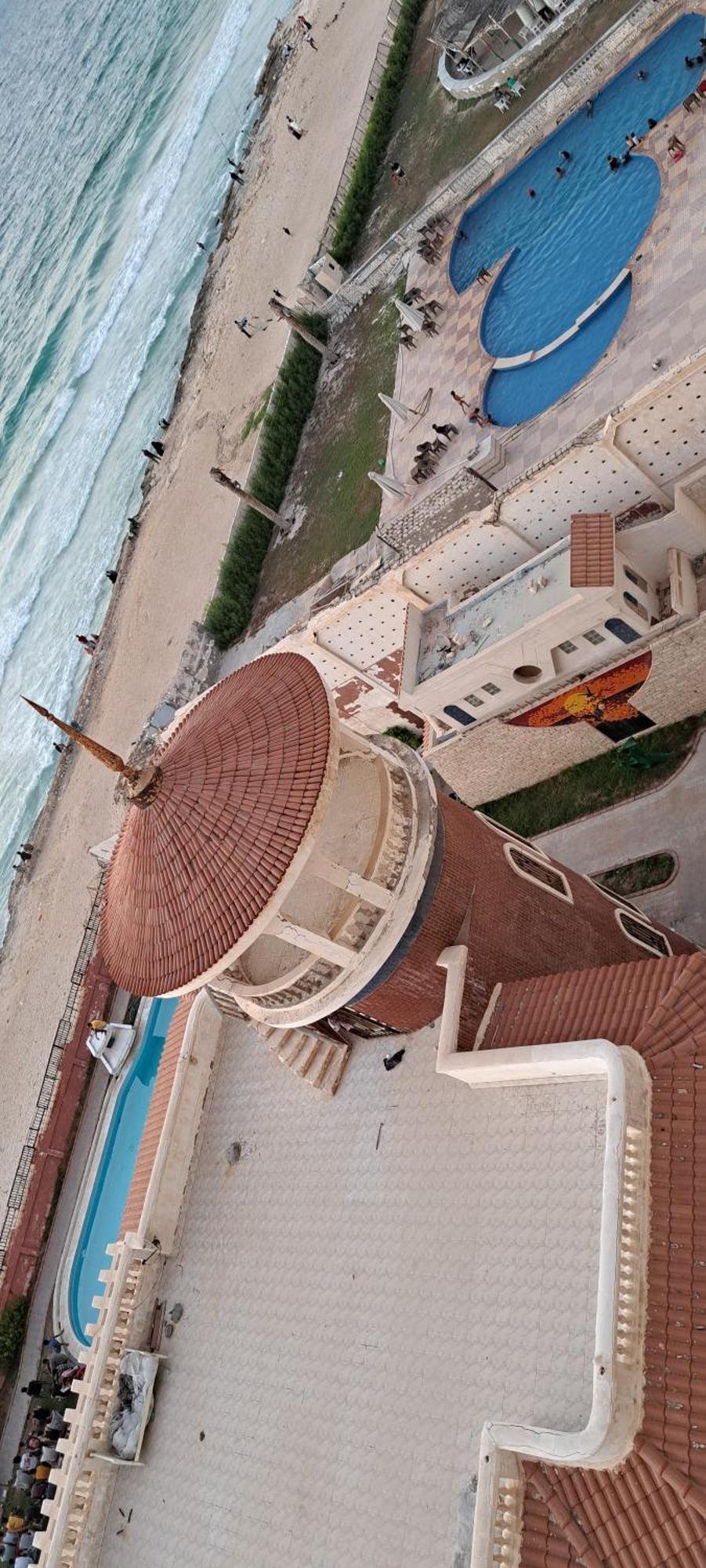 Panorama Apartment With A Charming Sea View Near Alexandria And Burg Elarab Intl Airport With Free Wifi شقة باطلالة ساحرة على البحر اول الساحل الشمالي Kültér fotó